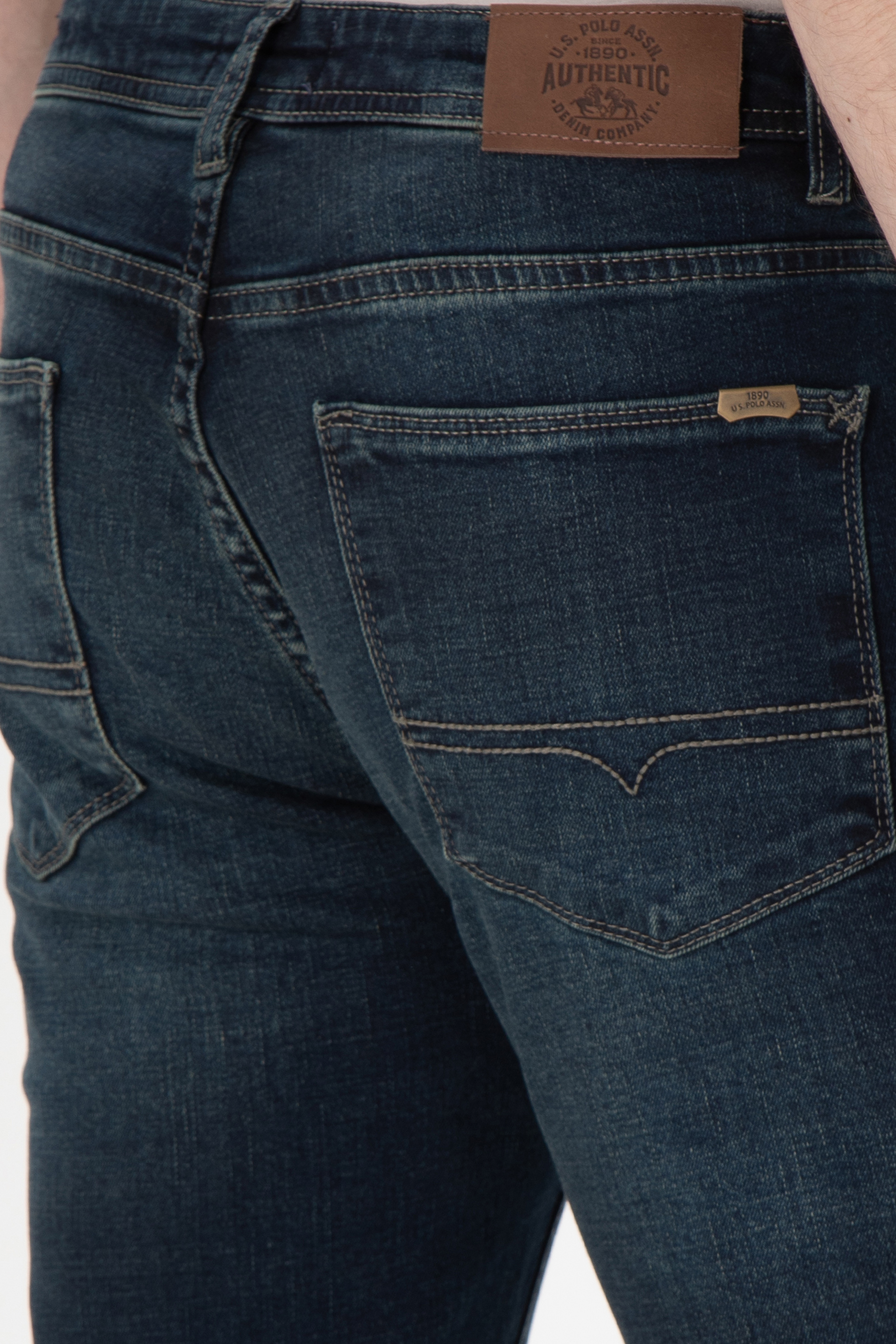 Erkek Haki Jean Pantolon - Image 6