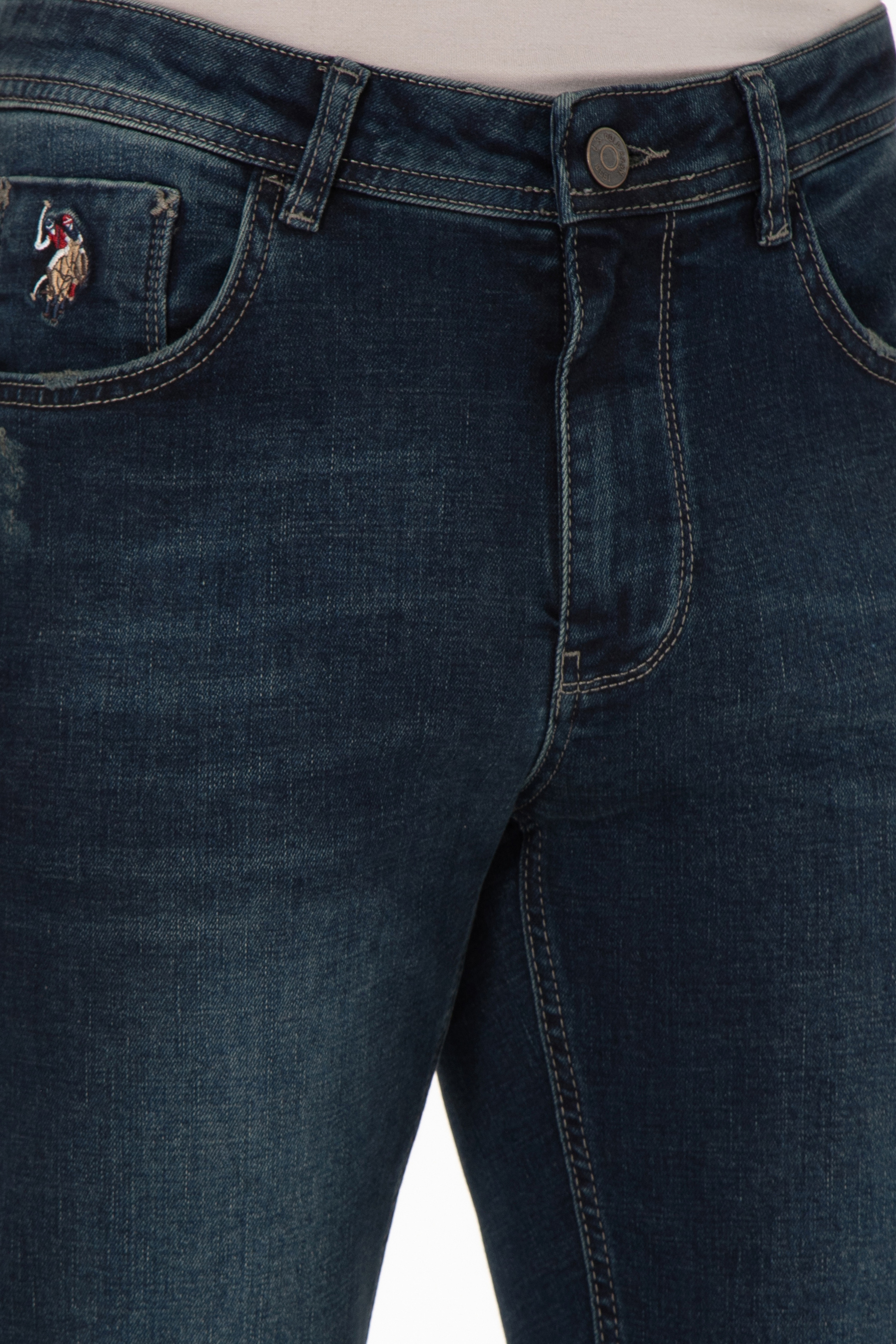 Erkek Haki Jean Pantolon - Image 5