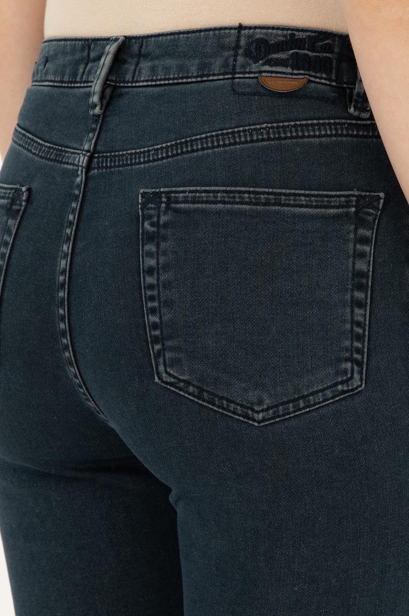 Kadın Kahverengi Jean Pantolon