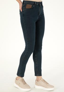 Kadın Kahverengi Jean Pantolon - 50291050004