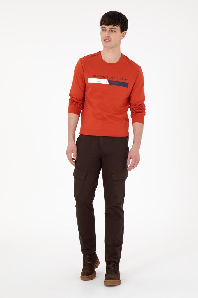 Erkek Kahverengi Kanvas Pantolon