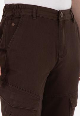 Erkek Kahverengi Kanvas Pantolon - 50291173267