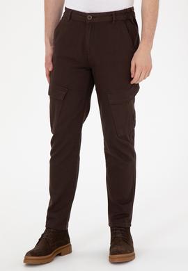 Erkek Kahverengi Kanvas Pantolon - 50291173267