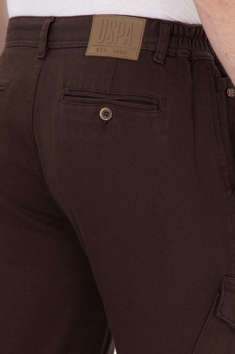Erkek Kahverengi Kanvas Pantolon