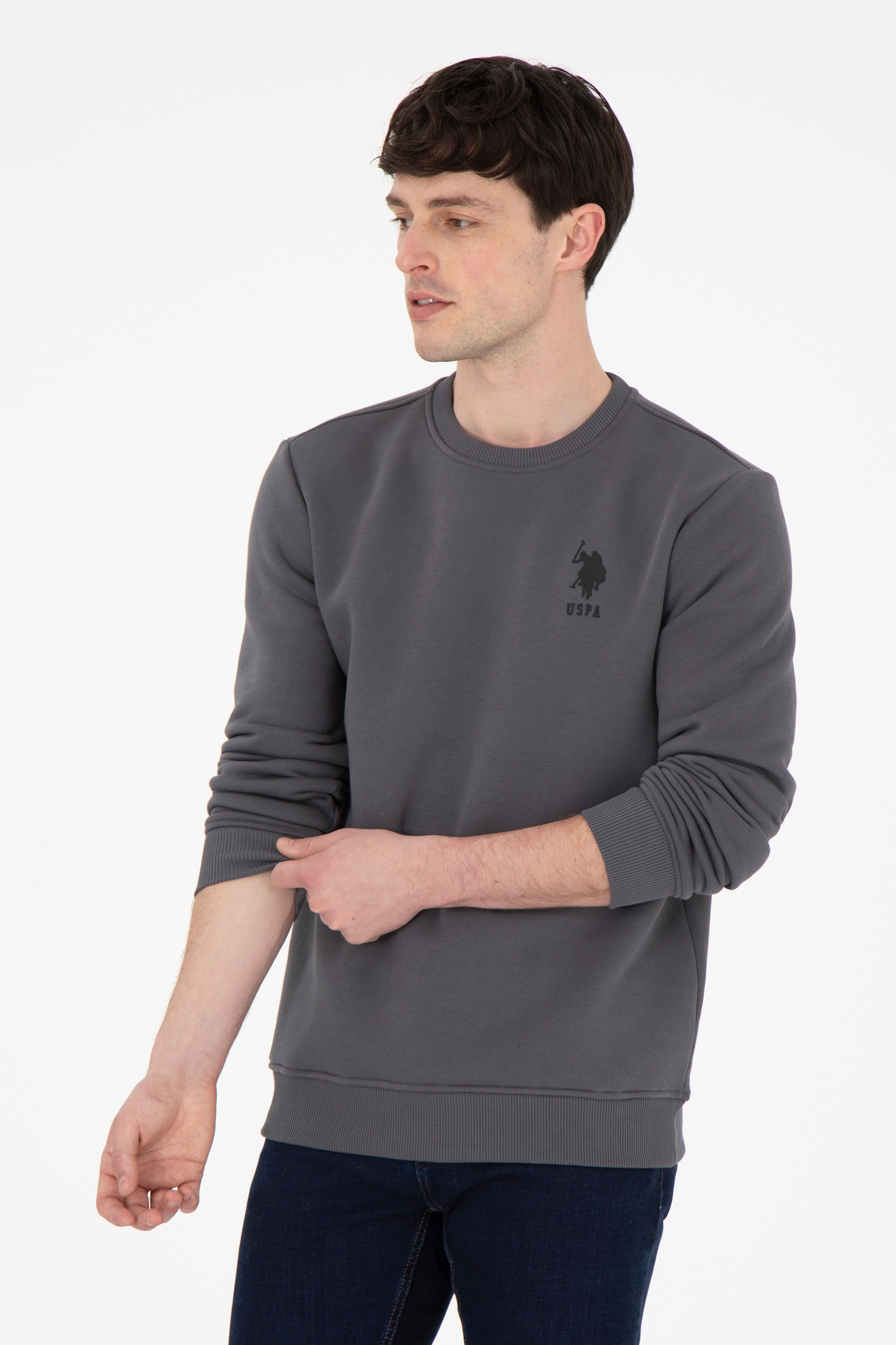 Erkek Antrasit Sweatshirt - Image 1