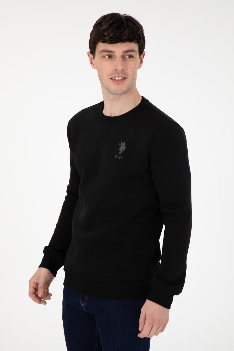 Erkek Siyah Sweatshirt