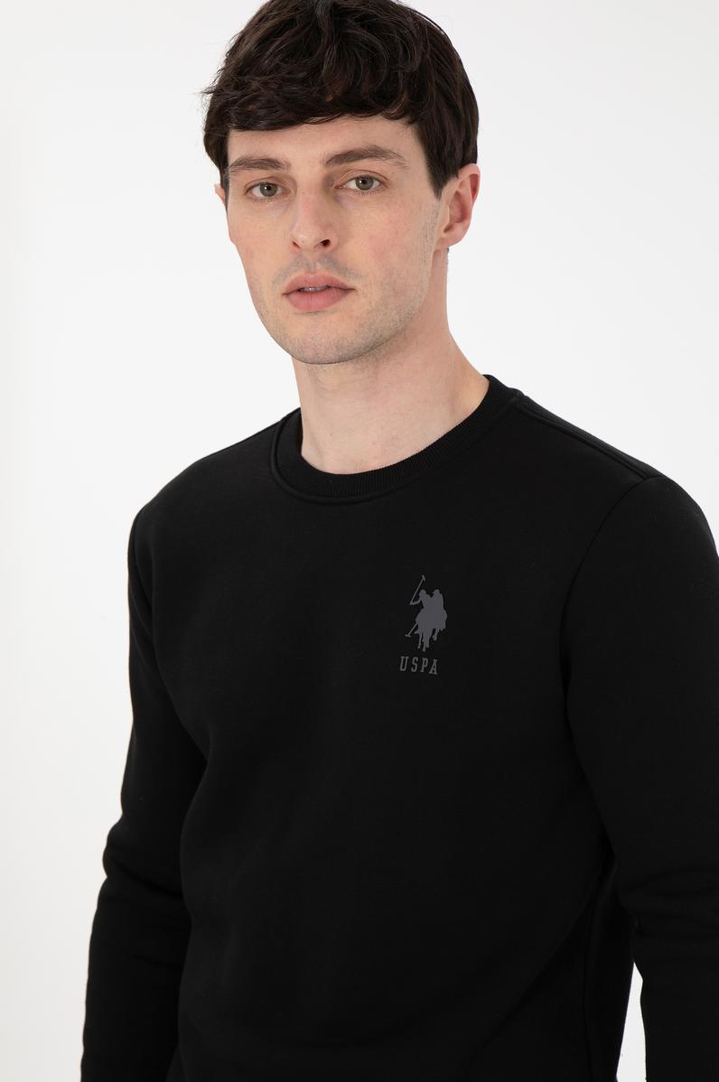 Erkek Siyah Sweatshirt