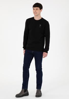 Erkek Siyah Sweatshirt - 50292596035