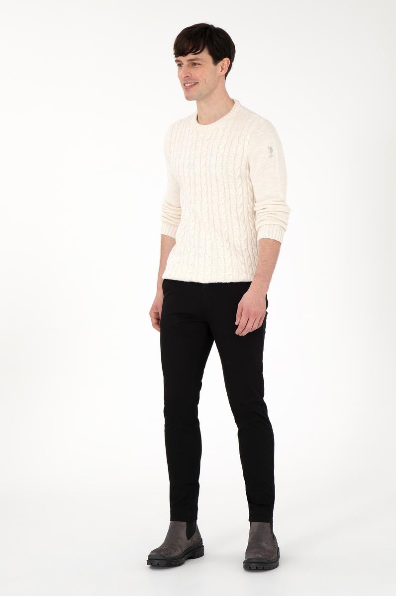 Erkek Siyah Kanvas Pantolon