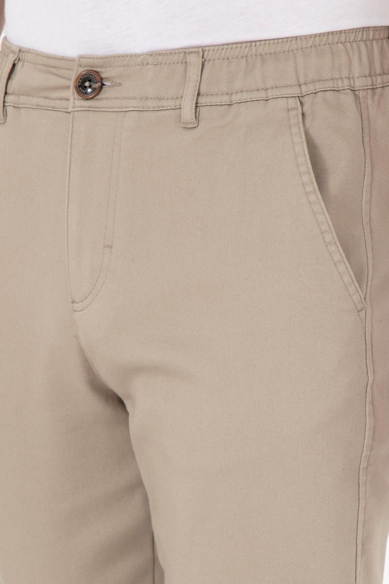 Erkek Açık Haki Kanvas Pantolon - 50291174043