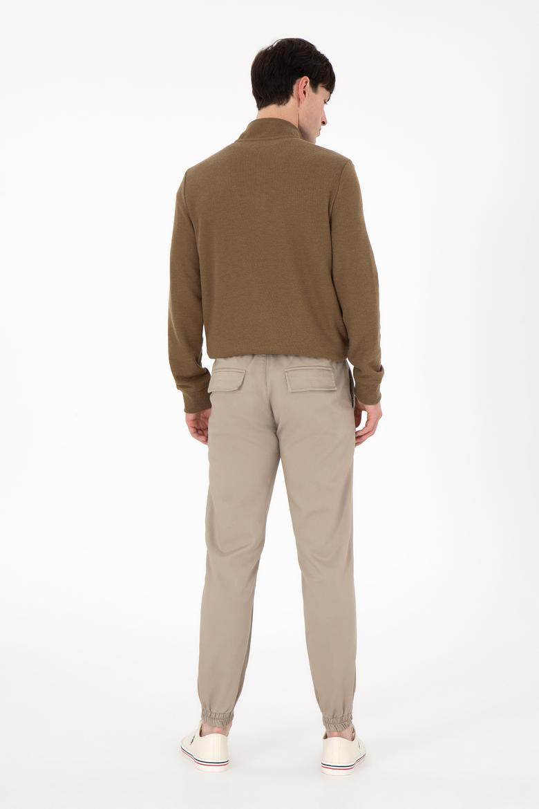 Erkek Açık Haki Kanvas Pantolon - 50291174043