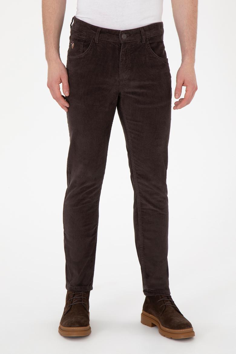 Erkek Kahverengi Kanvas Pantolon - 50291190044
