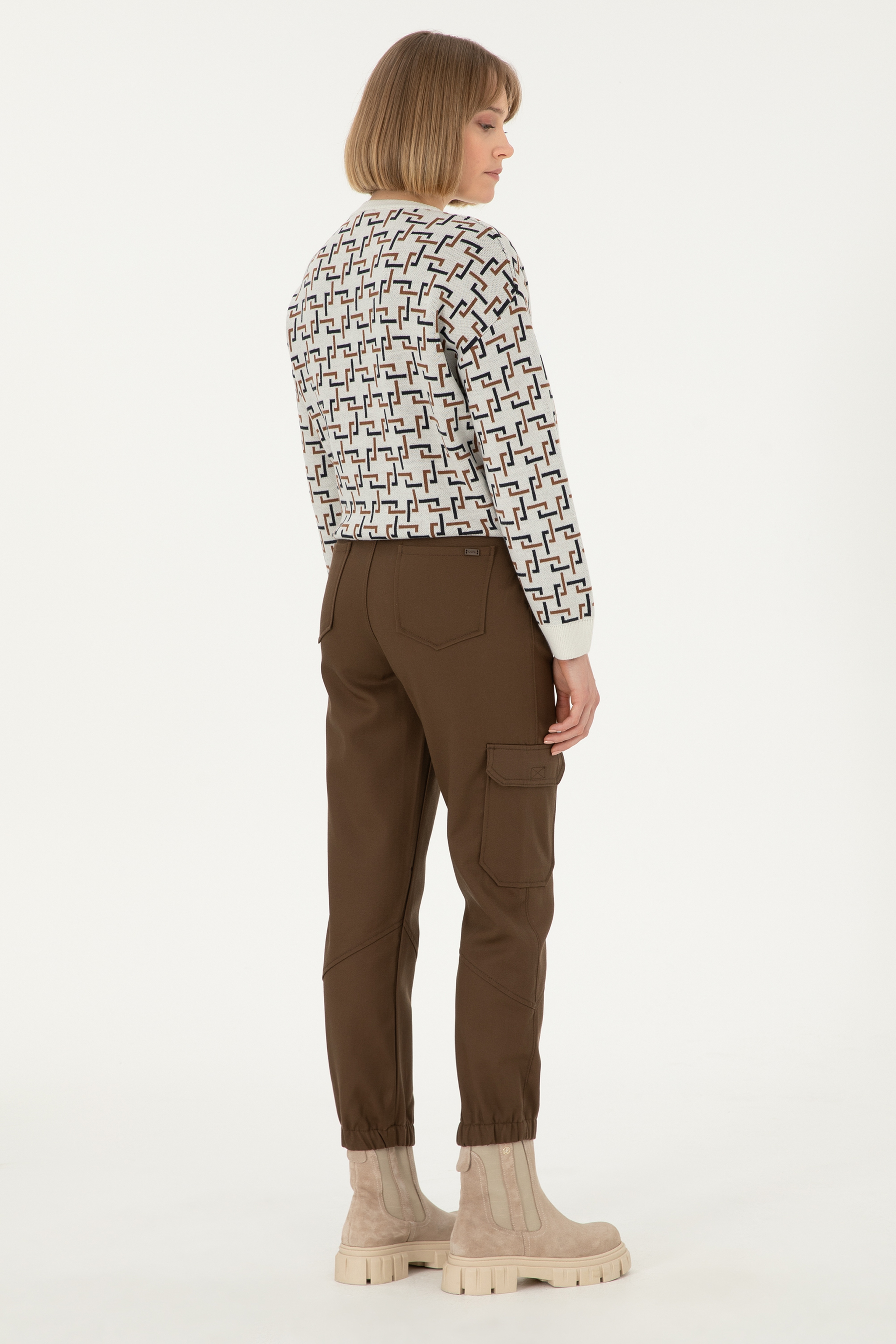 Kadın Coconut Kanvas Pantolon - Image 4