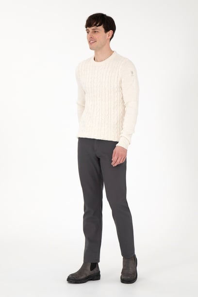Erkek Regular Fit Antrasit Kanvas Pantolon