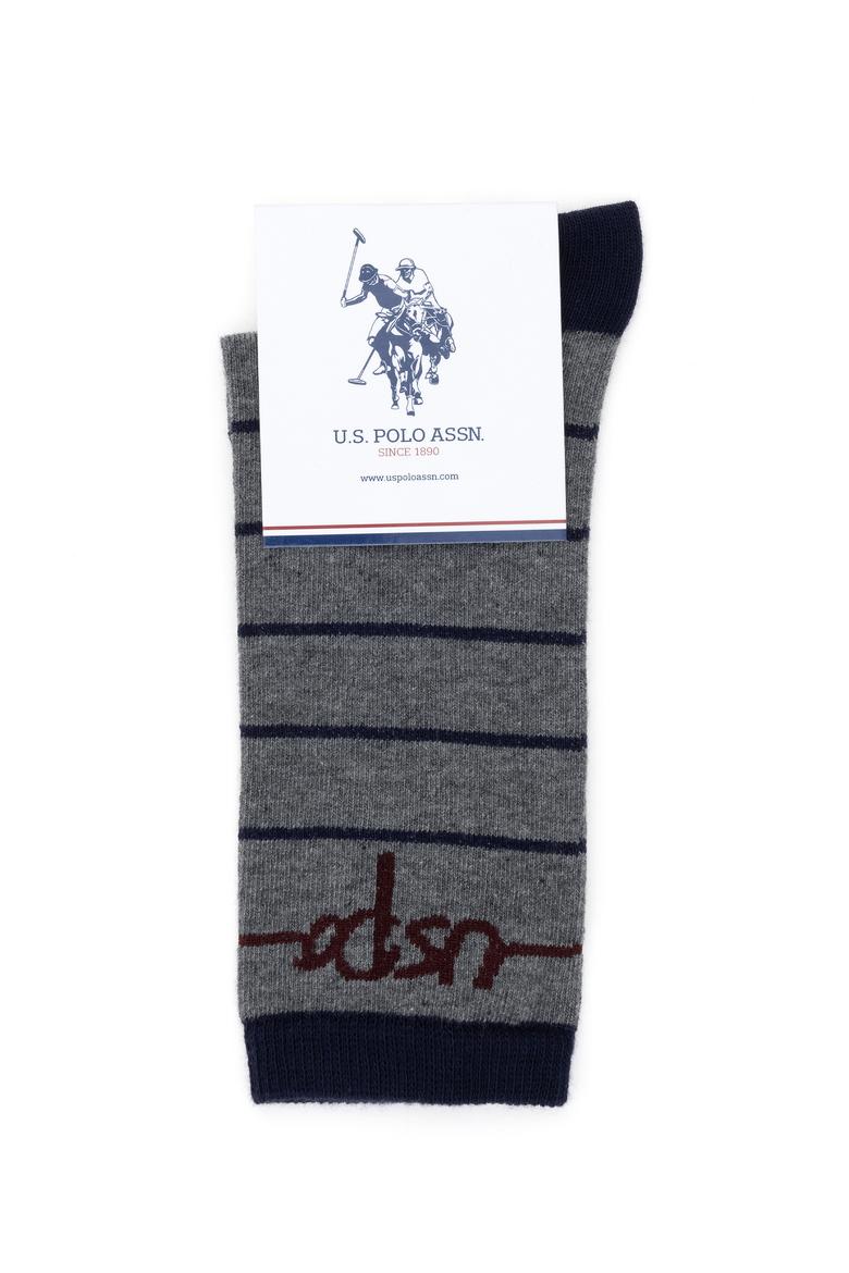 Kadın Gri Melanj 2'li Soket Çorap - 50295762003