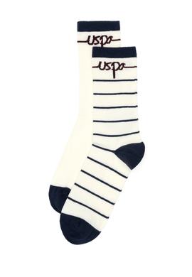 Kadın Krem 2'li Soket Çorap - 50295762002