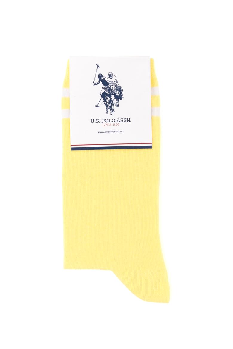 Kadın Beyaz Sarı 2'li Soket Çorap - 50298999001