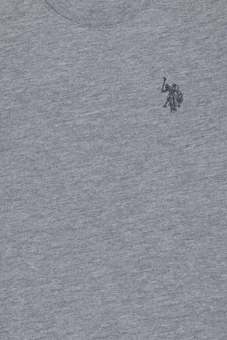 Erkek Çocuk Gri Melanj Basic Bisiklet Yaka Sweatshirt - 50297435080