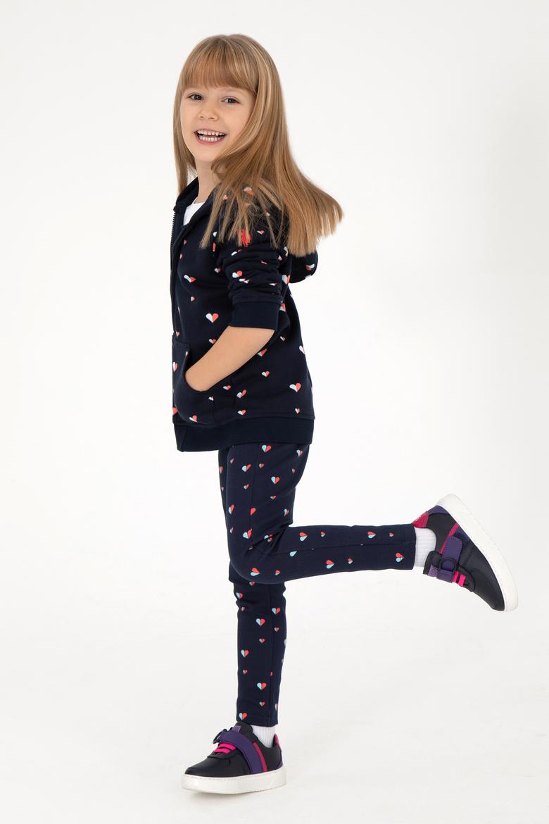 Kız Çocuk Lacivert Tayt - 50298468011