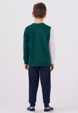 Erkek Çocuk Koyu Yeşil Pijama Takımı - 50299488005