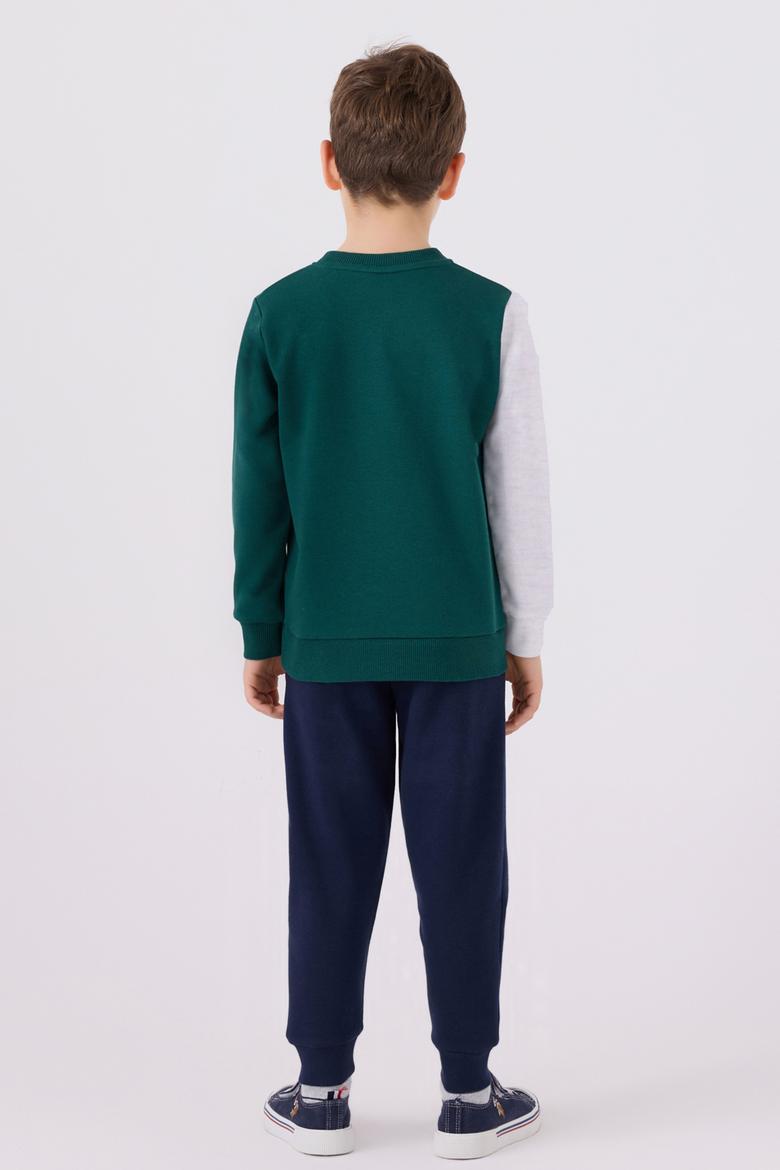 Erkek Çocuk Koyu Yeşil Pijama Takımı - 50299488005