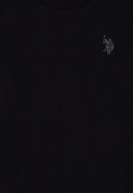 Erkek Çocuk Siyah Basic Bisiklet Yaka Sweatshirt - 50297435102