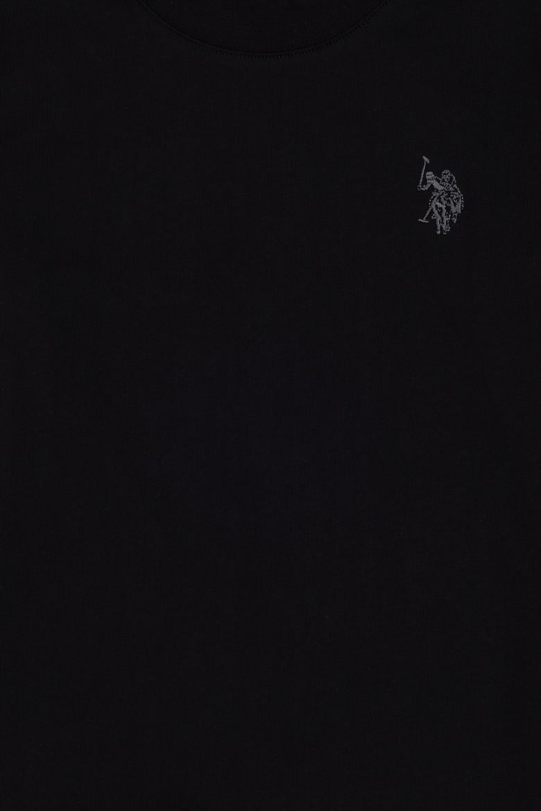 Erkek Çocuk Siyah Basic Bisiklet Yaka Sweatshirt - 50297435102