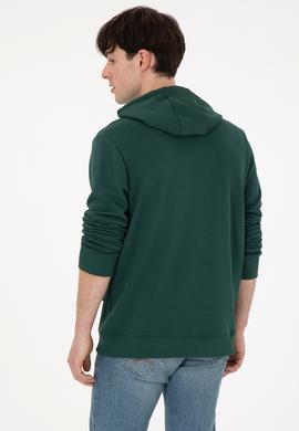 Erkek Koyu Yeşil Sweatshirt - 50290064026