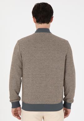 Erkek Antrasit Örme Hırka - 50290589009