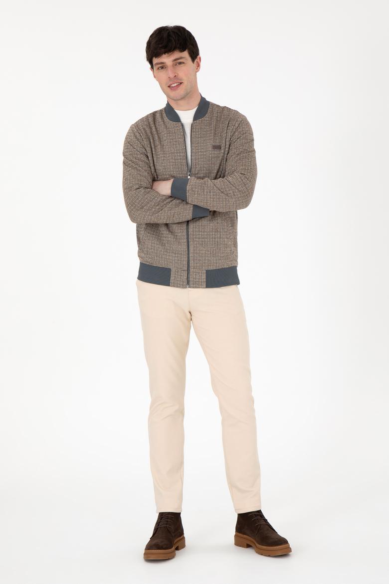 Erkek Antrasit Örme Hırka - 50290589009