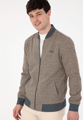 Erkek Antrasit Örme Hırka - 50290589009