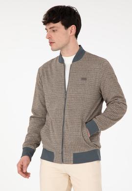 Erkek Antrasit Örme Hırka - 50290589009