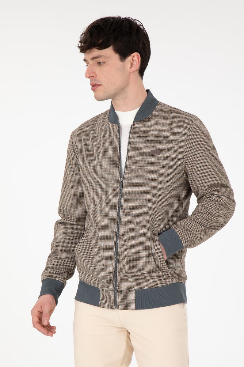 Erkek Antrasit Örme Hırka