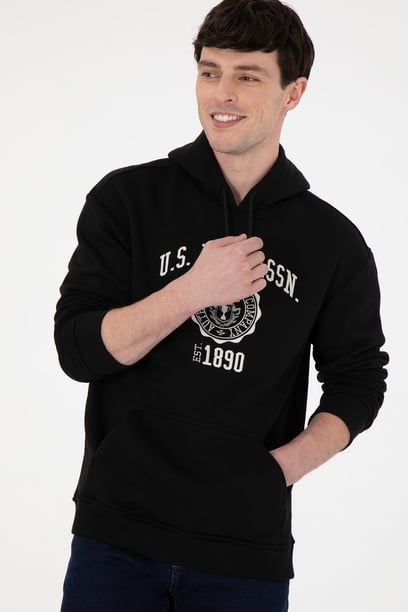 Erkek Siyah Sweatshirt