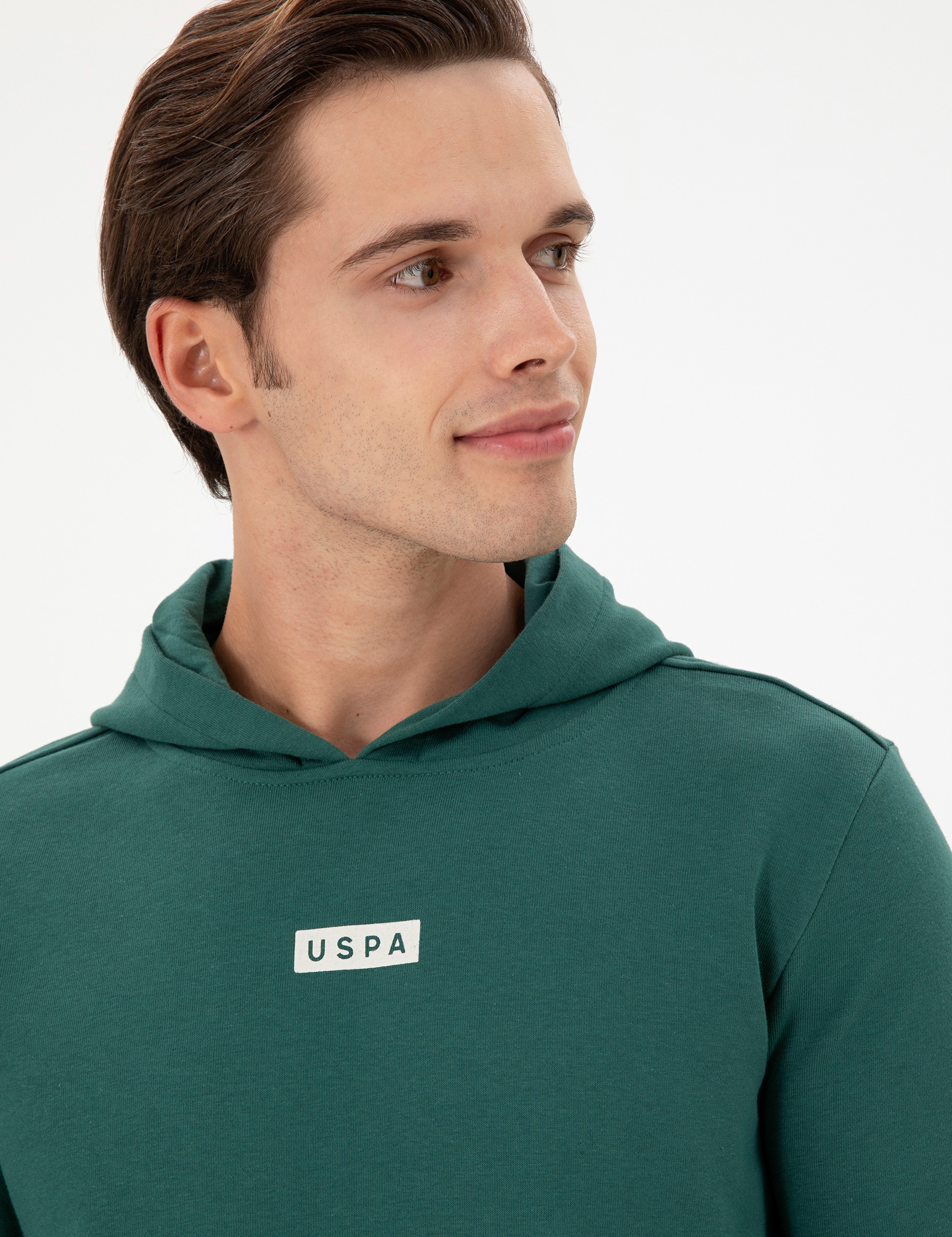 Erkek Koyu Yeşil Sweatshirt - Image 2