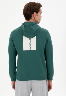 Erkek Koyu Yeşil Sweatshirt - 50293359043