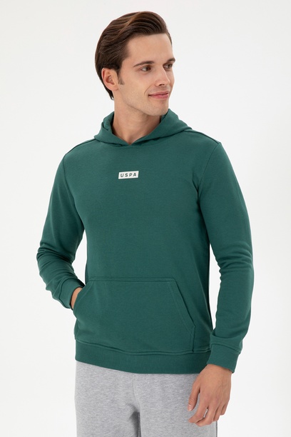Erkek Koyu Yeşil Sweatshirt