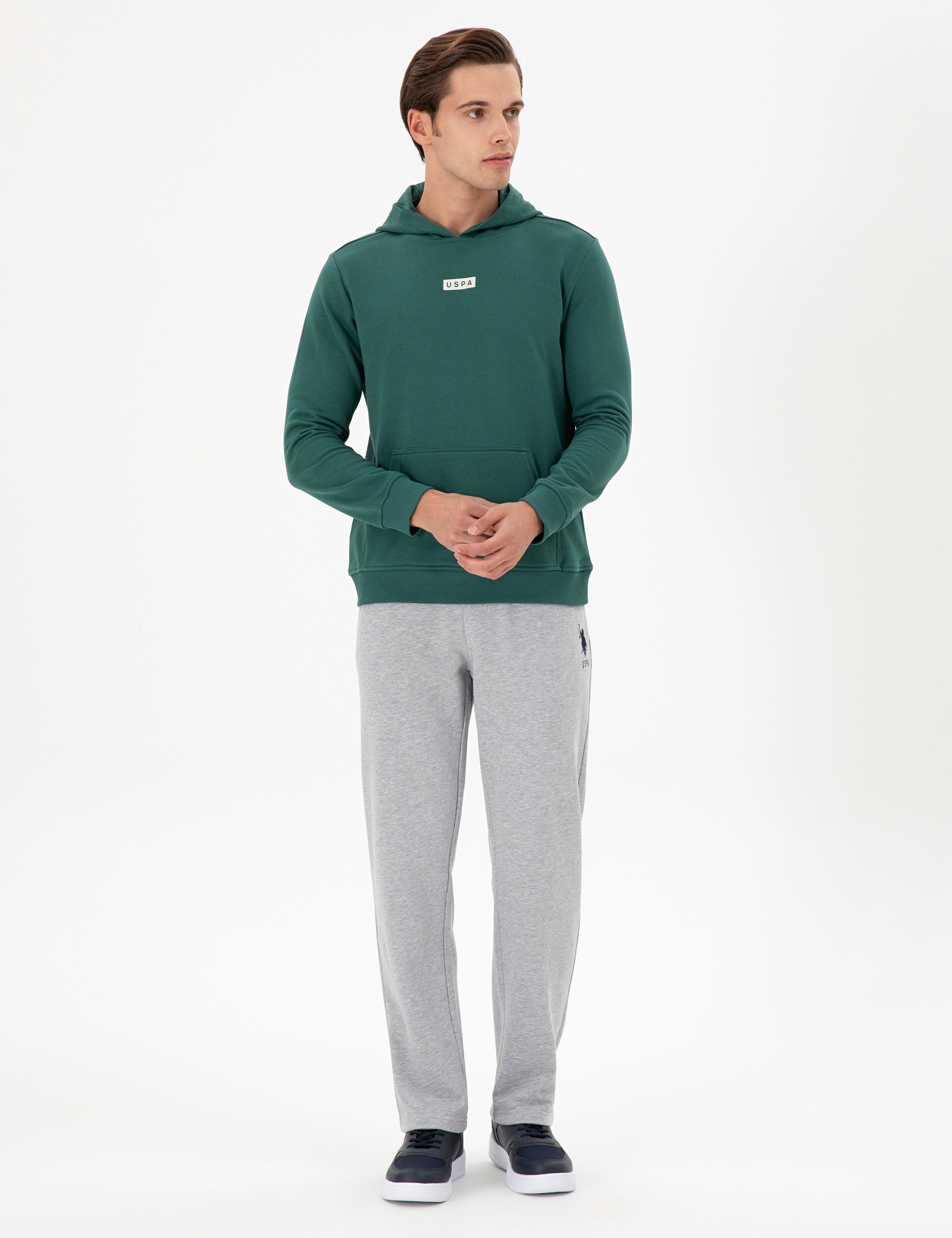 Erkek Koyu Yeşil Sweatshirt - Image 4