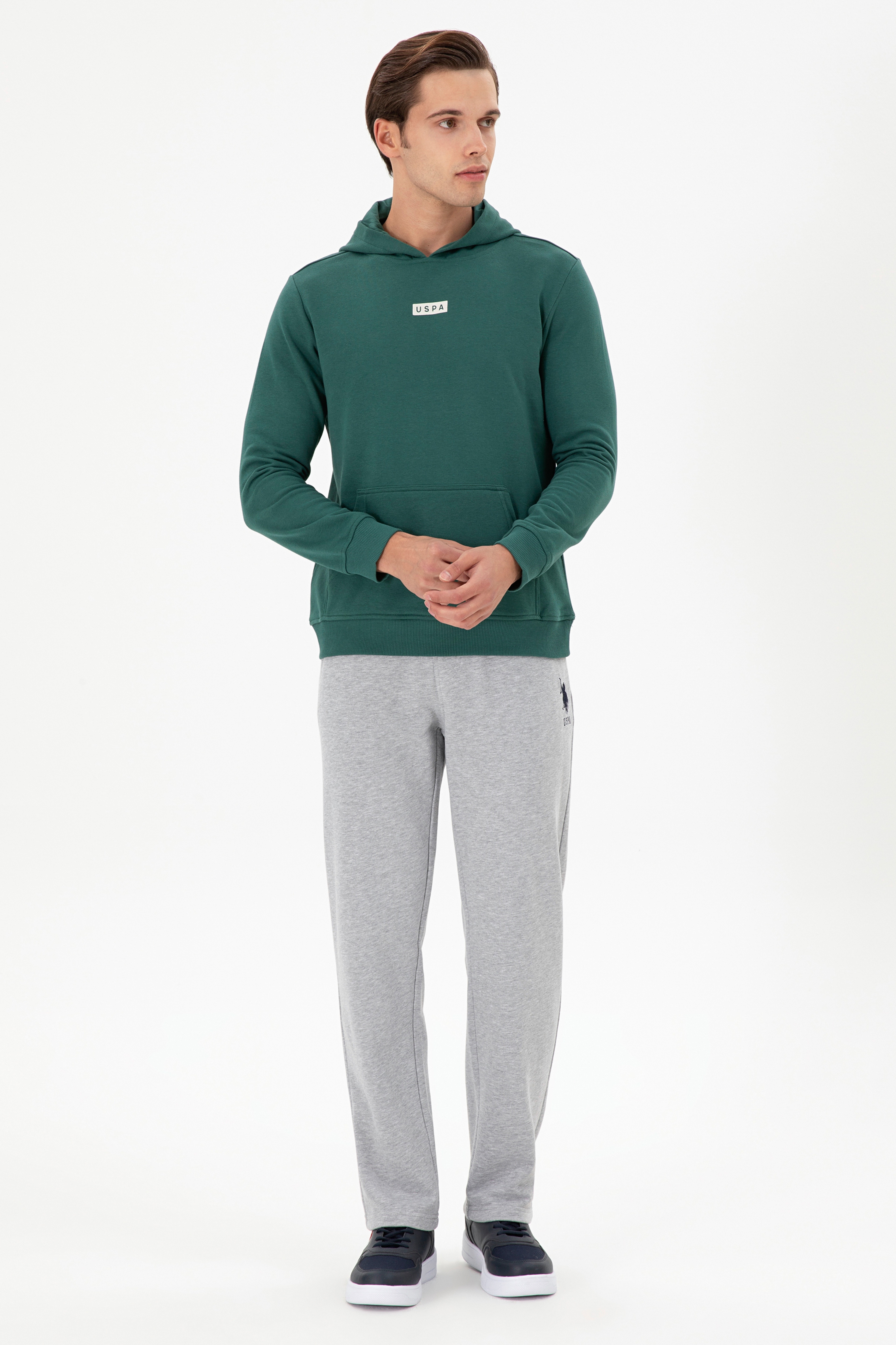 Erkek Koyu Yeşil Sweatshirt