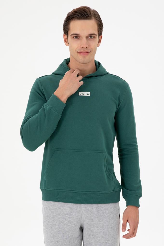Erkek Koyu Yeşil Sweatshirt