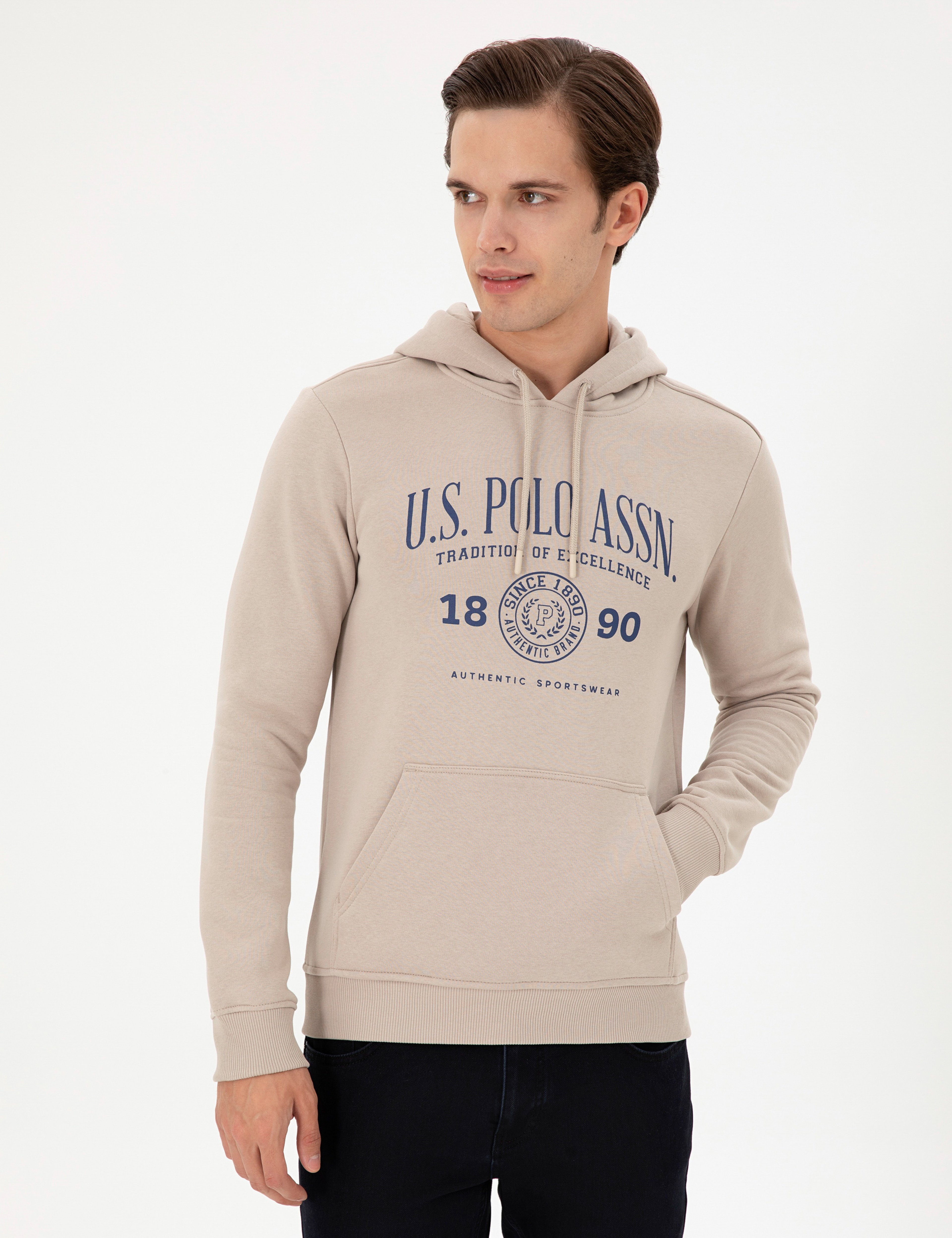 Erkek Taş Sweatshirt - Image 3