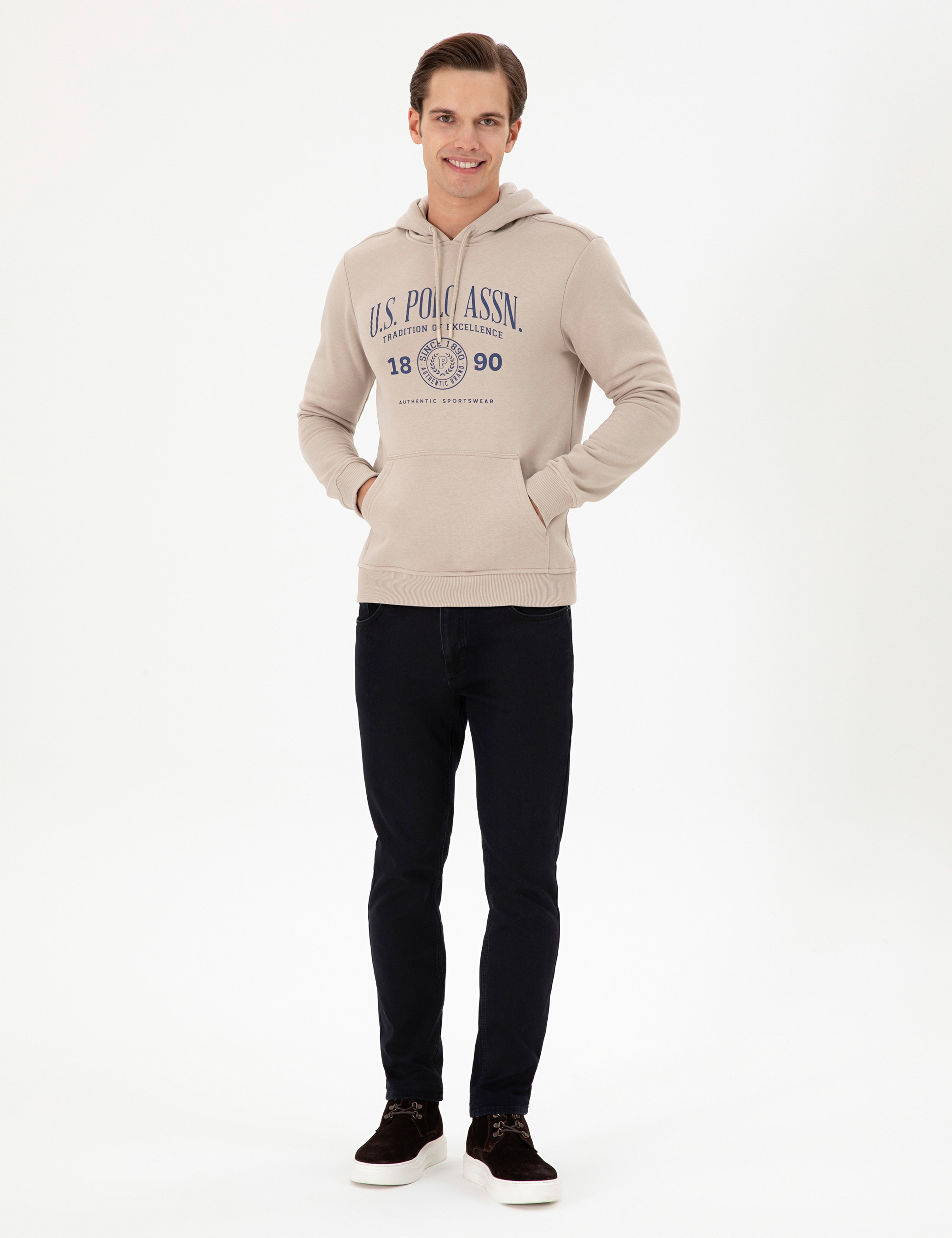 Erkek Taş Sweatshirt - Image 4