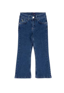 Kız Çocuk Mavi Jean Pantolon - 50298528002