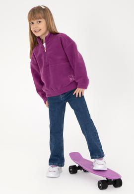 Kız Çocuk Mavi Jean Pantolon - 50298528002