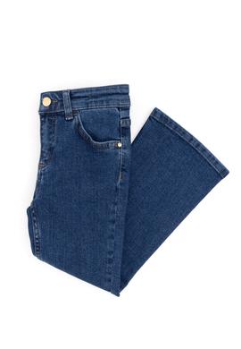 Kız Çocuk Mavi Jean Pantolon - 50298528002