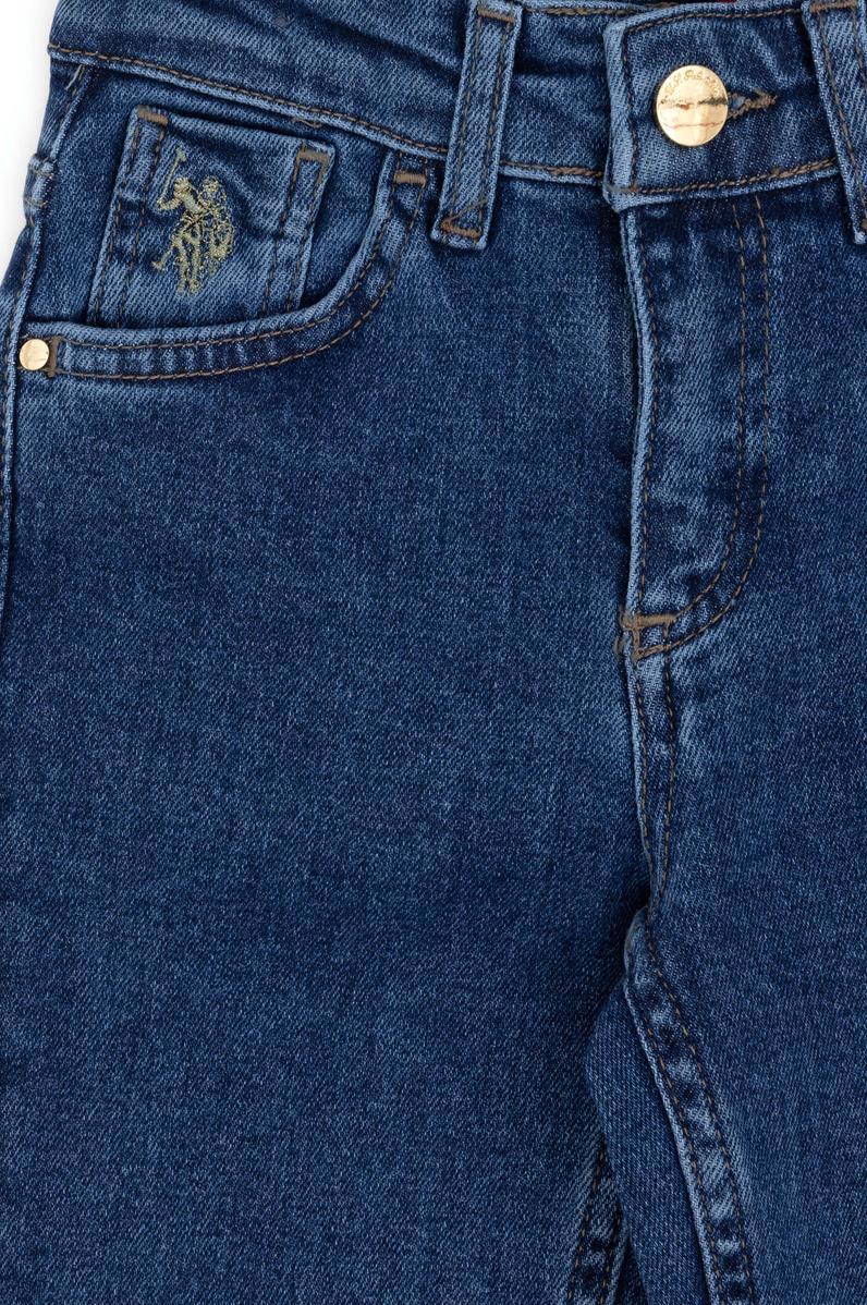 Kız Çocuk Mavi Jean Pantolon