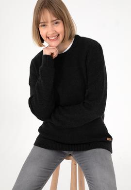 Erkek Regular Fit Bisiklet Yaka Siyah Kazak - 50297049019