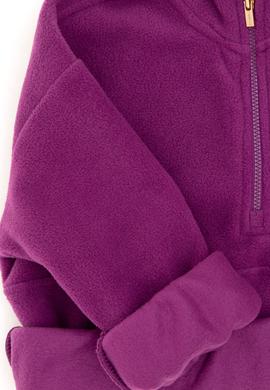 Kız Çocuk Menekşe Yarım Fermuarlı Polar Sweatshirt - 50298983002