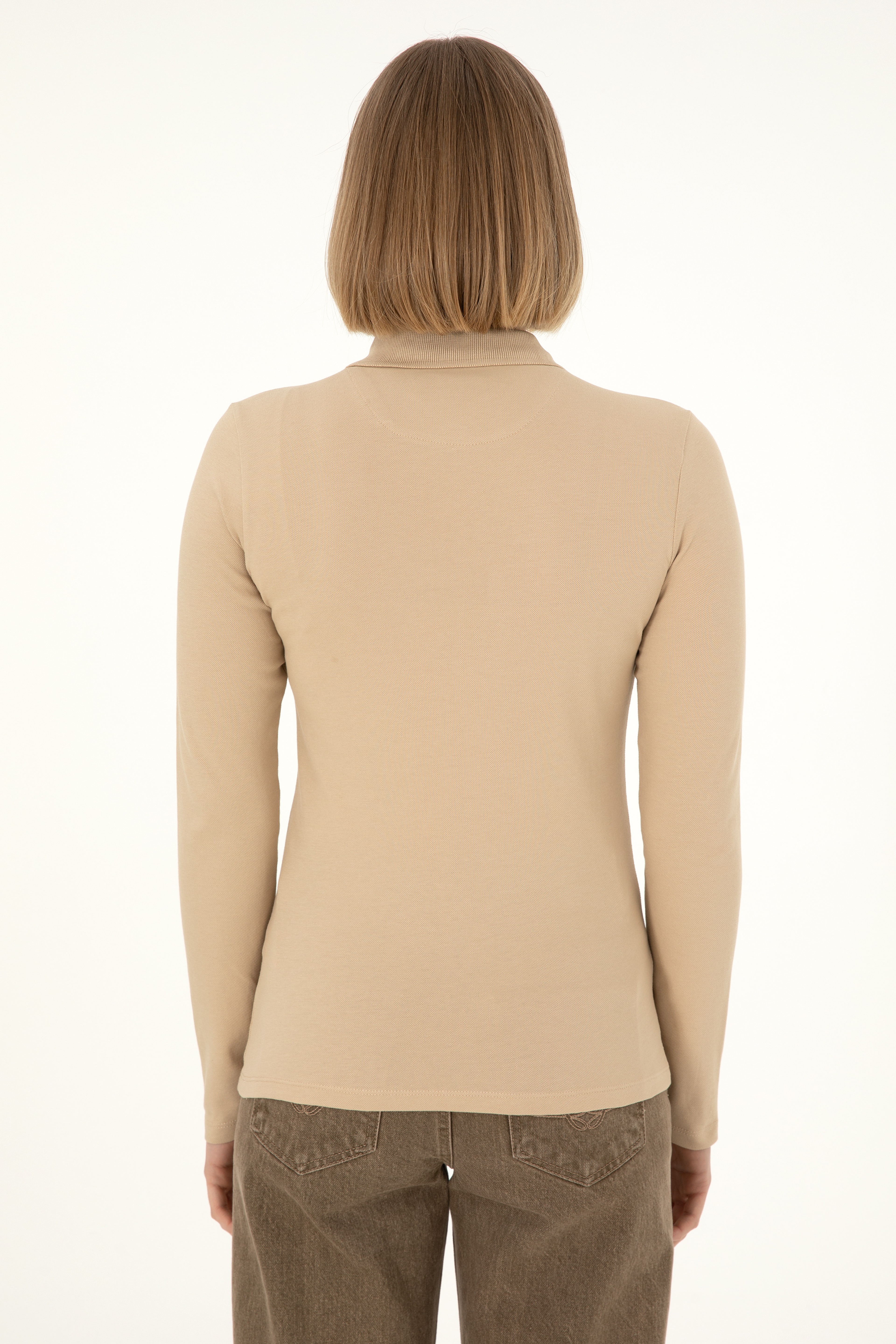 Kadın Kum Basic Sweatshirt - Image 5