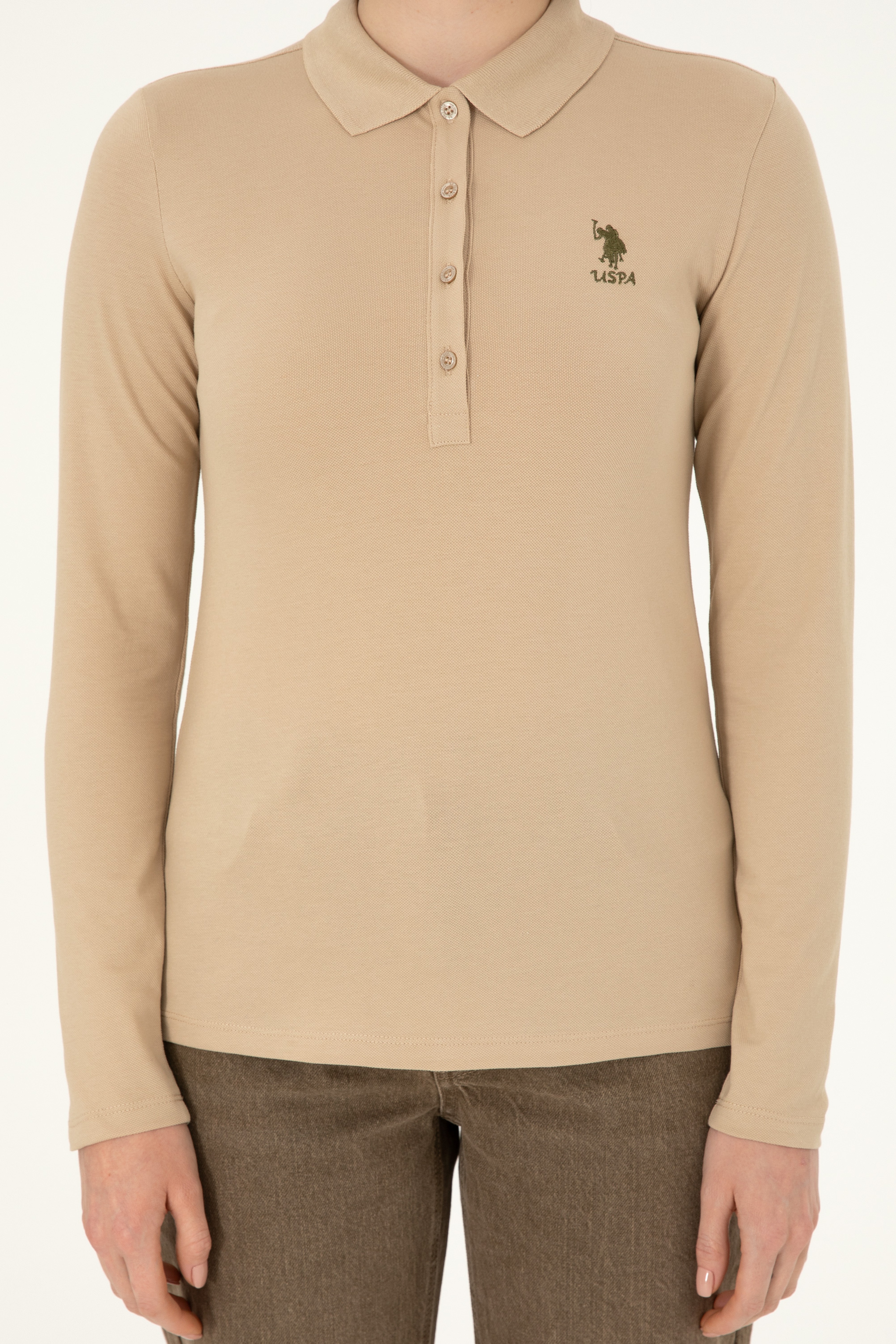 Kadın Kum Basic Sweatshirt